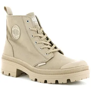 Comparateur de prix : Palladium Femme Pallabase Twill Chaussures-lifestyle, Beige, 39 EU