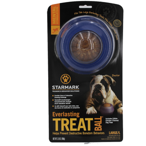 Comparateur de prix : Starmark EVERLASTING Jouet pour Chien Balle Diamètre 12,5 cm L