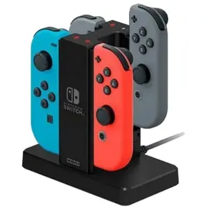 Hori Multi Station de Recharge Nintendo Switch - Licence Officielle Nintendo