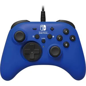 Hori Manette Filaire Hori Bleu Pour Nintendo Switch pas cher