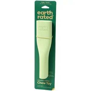 Earth Rated Jouet à mâcher pour Chiens agressifs, Jouet en Caoutchouc Naturel Durable pour Chiens de Petite, Moyenne et Grande