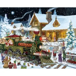Santas Express Christmas Jigsaw Puzzle 1000 Piece pas cher