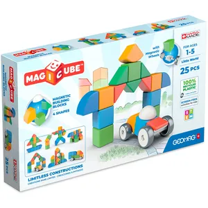Comparateur de prix : Giochi Preziosi 209 Geomag Magicube Re 4 Shapes Little World 25 - Jeux...
