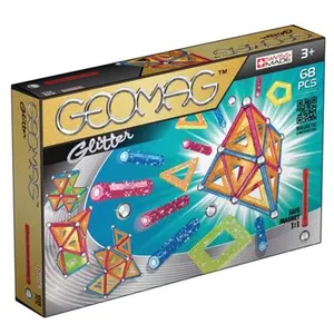 Comparateur de prix : Jeu de Construction Magnétique - GIOCHI PREZIOSI - Geomag Glitter - 68 Pièces - Mixte