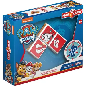 Magicube Geomag Paw Patrol Marshall, Rubble and Zuma 3-pièces Pat'Patrouille pas cher
