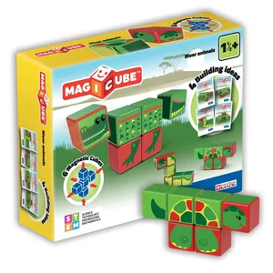 Giochi Preziosi Jeu de construction Geomag Magicube Les animaux de la rivière pas cher