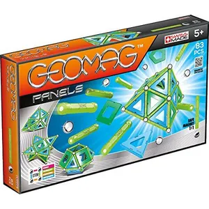 Giochi Preziosi GEOMAG PANELS Jeu de Construction Magnétique  83 pcs pas cher