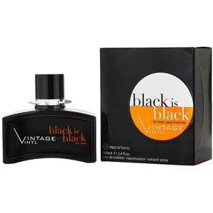Black Is Black Pour Homme Vintage Vinyl - Nuparfums Eau De Toilette Sp... pas cher