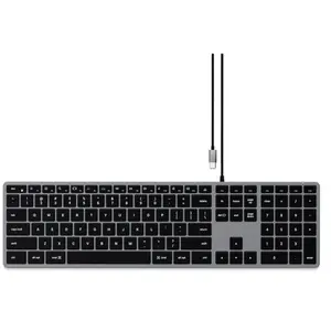 Comparateur de prix : Satechi Slim W3 - Clavier - rétroéclairé - USB-C - AZERTY - Français