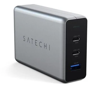Comparateur de prix : Chargeur Secteur Satechi 100W 2 ports USB-C + 1 port USB-A Gris