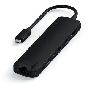Hub USB C SATECHI USB-C Slim Multiport avec Ethernet pas cher