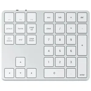 Satechi Bluetooth Extended Keypad - Pavé numérique - Bluetooth - argent