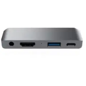 Comparateur de prix : Satechi USB-C Mobile Pro Hub Gris Sidéral - Dock USB-C pour iPad Pro