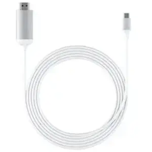 Comparateur de prix : Adaptateur Satechi Câble USB Type-C vers HDMI 4K (60Hz) 1.75M Argent