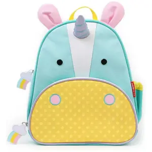Skip Hop Sac à dos - ZOO PACKS - Licorne - Sans BPA - 2 compartiments - Confort optimal pas cher