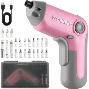 WORKPRO Perceuse Visseuse Sans Fil 6Nm 3,6V, Visseuse Devisseuse Excen...