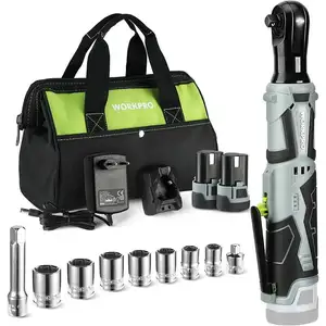 Clé à Cliquet Sans Fil 12V, 3/8', 55N.m, 2 Batteries de 2,0 Ah, Charge...Vendu paramazon