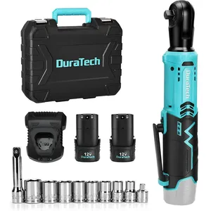 Comparateur de prix : DURATECH Clé à Cliquet Sans Fil Electrique 12V avec 2 Batteries 2,0 Ah,3/8,Coupe de 65N.m,Charge Rapide en 1 Heure,Puissante avec
