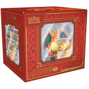 Comparateur de prix : Pokemon Coffret Cartes Pokémon Super-premium Dracaufeu-ex Asmodee - Le Coffret