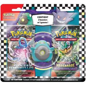 Pack 2 Boosters - Pokemon - Blister Gomme Rentrée Des Classes pas cher