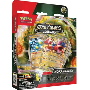 Pokemon Carte à collectionner Deluxe Battle deck Koraidon-ex ou Miraidon-ex pas cher
