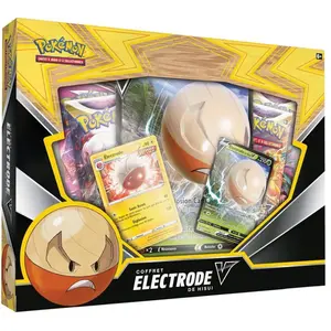 Comparateur de prix : Pokemon Carte à collectionner Pokémon Coffret Electrode V de Hisui