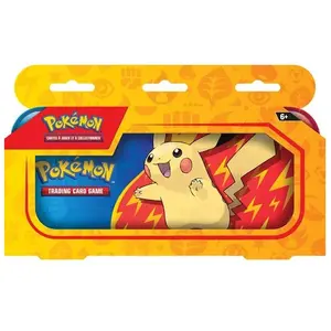 Carte à collectionner Pokémon pack 2 boosters et 1 plumier Pikachu