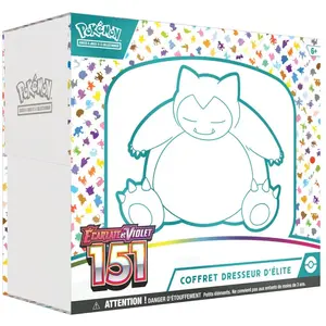 Pokemon Coffret Cartes à collectionner Dresseur d'Elite Ecarlate et Violet 151 pas cher