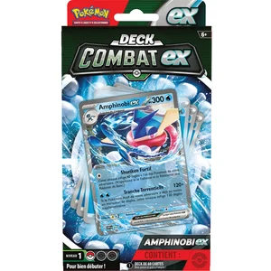 Comparateur de prix : LOT DE 2 DECK COMBAT EX AMPHINOBI ET KANGOUREX / CARTE POKEMON VF
