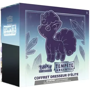 Comparateur de prix : COFFRET DRESSEUR ELITE TEMPETE ARGENTEE / CARTE POKEMON VF