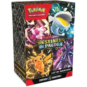 Comparateur de prix : Pokemon Cartes à collectionner Pokémon Bundle 6 boosters Destinées de Paldea 24