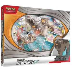 Comparateur de prix : Pokemon Cartes à collectionner Pokémon Coffret ex 4 boosters Dogrino-ex Q1