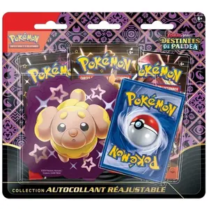 Comparateur de prix : COFFRET TECH STICKERS MODELE ALEATOIRE DESTINEES DE PALDEA EV 4.5 / CARTE POKEMON VF
