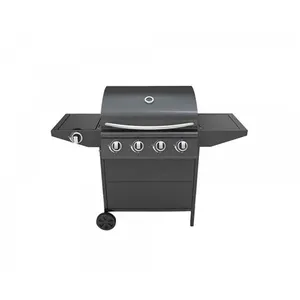 CONCEPT USINE Barbecue a gaz, 4 brûleurs, plus brûleur latéral TALLAHASSEE pas cher