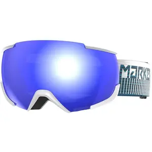 SANS Masque De Ski Marker 16:10+ White W Blue Hd Mirror Cat 1+3 Adulte TU BlancVendu parsnowinn