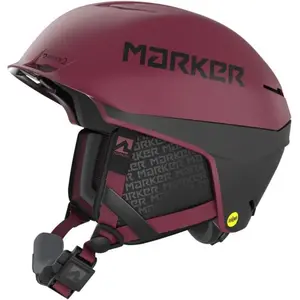 Casque de ski MARKER AMPIRE 2 MIPS (MAROON/BLACK) Homme pas cher
