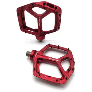 Paire de pedales plates race face atlas rougeVendu parbikeinn