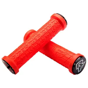 Comparateur de prix : Poignées de VTT Race Face Grippler - rouge - Polyuréthane - poignées sport