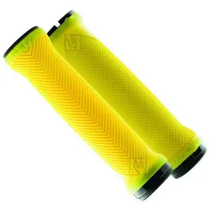 Paire de grips race face lovehandle double lock on jauneVendu parbikeinn