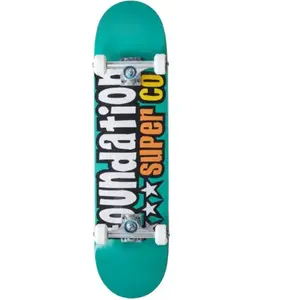 Comparateur de prix : Skateboard Complet Foundation 3 Star (7.88" - Bleu-vert)