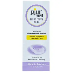 Comparateur de prix : Pjur Med Sensitive Glide Lubricant Lubrifiant à Base d'Eau 2ml
