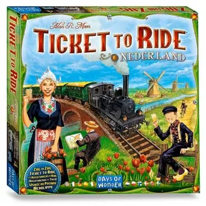 Asmodee Les Aventuriers du Rail - 14 - Map Collection 4 - Pays-Bas/Nederland pas cher