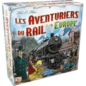 Comparateur de prix : Aventurier du rail europe Asmodee Editions Multicolore 29,5x7,3x29,5 cm A1303364