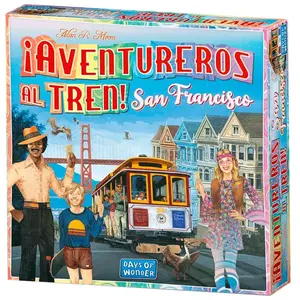Asmodee Jeu De Société Aventureros Al Tren San Francisco pas cher