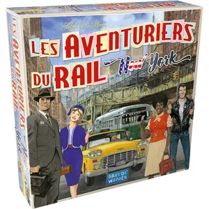 Comparateur de prix : Jeu de stratégie Asmodee Les Aventuriers du Rail Version New York