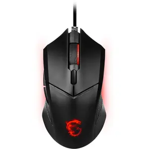 Comparateur de prix : MSI Clutch GM08 Souris de Jeu Optique Filaire avec LED Rouge 4200 DPI