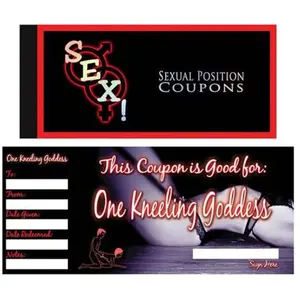 Comparateur de prix : Coffrets de Coupons Sexuels Romantiques pour Paires - KHEPER GAMES