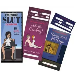 Coupons Humoristiques et Sexy pour Pimenter Vos Moments Intimes pas cher