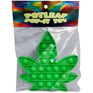 Pop-It Potleaf Marijuana Anti-Stress et RelaxationVendu parplaisir-up