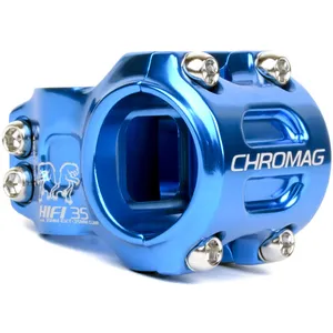 Potence Chromag HIFI freeride/dh clamp 35 mm/35 mm Bleu 35 mm 100-014-03 pas cher